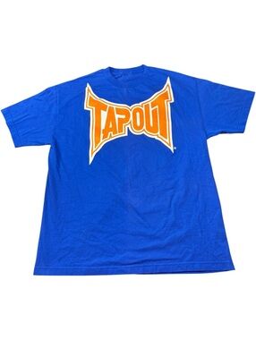 Tapout Y2K Blue Orange Big Logo Tee